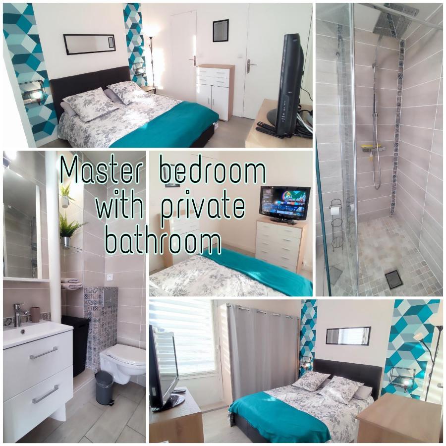 T4 Massy Tgv By Beds4Wanderlust - 80M2 Avec Terrasse Et Bureau - Proche Coulee Verte - Ideal Pro Ou Famille Buitenkant foto
